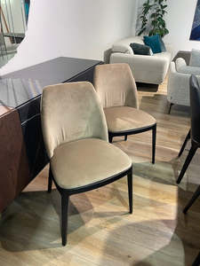 Clearance: Max Wood fabric upholstery WAS $2060 NOW $1300ea FLOORSTOCK ONLY - 2 LEFT at this price