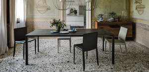 Pedro Drive dining table Cattelan - WAS $4100 - NOW $3075 Graphite/ Grey Oxide extension