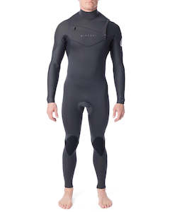 Product On Sale 22 02 2021: 2020 Rip Curl Dawn Patrol 4/3mm Chest Zip Steamer - Charcoal Grey