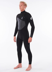 Mens Steamers: Ripcurl Mens Flashbomb 3/2mm Chest-Zip Steamer