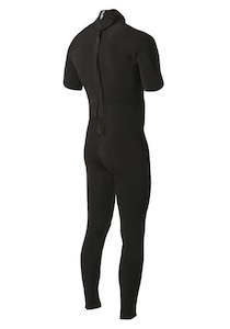 Mens Springsuit: Vissla Mens 7 Seas BACK ZIP - 2/2 Short Sleeve Steamer