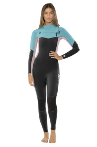 Womens Steamers: Sisstrevolution 7 Seas 4/3 mm Chest Zip Steamer Orchid