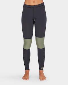 Womens Wetsuit Bottoms: Billabong Womens SEA LEGS 1MM PANT - Black Olive