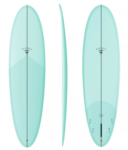 Mid Length Funboards: SKINDOG THE OVA THUNDERBOLT RED