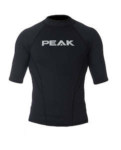 Mens Rash Wetsuit Tops: Peak Mens Thermal Short Sleeve Top