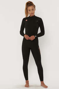 SISSTREVOLUTION 7 SEAS 4/3 CHEST ZIP STEAMER - Black