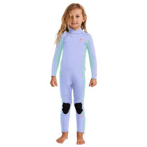 Billabong 2025 3/2Mm Toddler Foil Back Zip Flatlock Steamer Cosmic Blue