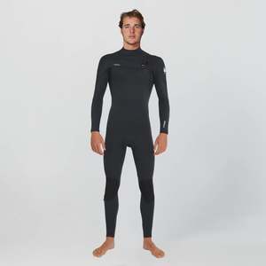 Out Of Stock: O'Neill HyperFire 4/3mm Steamer Chest Zip Wetsuit - Black