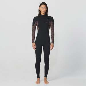 Out Of Stock: O'Neill Women's Bahia 4/3mm Steamer Chest Zip - Terra Weave
