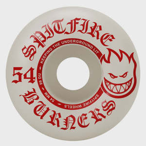 Out Of Stock: Spitfire 99D Burner Skateboard Wheels - Red 54mm