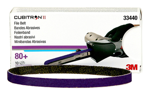 3M33440 Cubitron II File Belts 80+ 10mm x 330mm - REFINISH.CO.NZ
