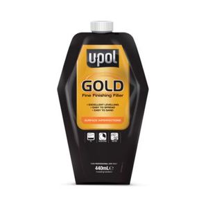 UPOL Gold Liteweight Fine Filler 600ml - REFINISH.CO.NZ