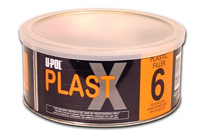 UPOL PLAST X 6 600ml Can Black - REFINISH.CO.NZ