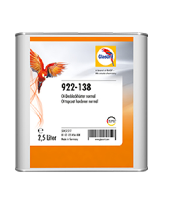 Products: Glasurit 922-138 CV Topcoat Hardener Normal 1L - REFINISH.CO.NZ