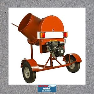 Towable Concrete Mixer 4HP Petrol - Ultraquip Hire, Blenheim NZ