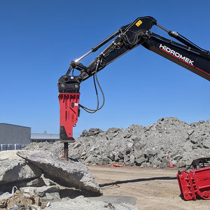 Excavator Attachments: Rock Breaker for Hire - Ultraquip Hire NZ