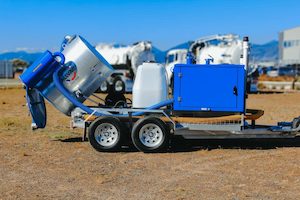 Hydro Excavator Unit on Tandem Trailer - Ultraquip Hire NZ