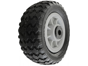 Jockey Wheels: 190x75mm Solid Tyre Wheel - Nylon Hub