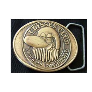 Belt Buckle, small Brass age 50+ The Ulysses Club of NZ