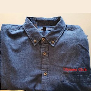 Products: Club Denim Shirt The Ulysses Club of NZ