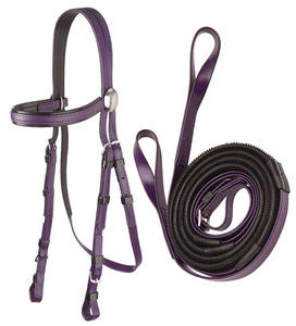 Zilco軽量黒パット・レースブライドル＆ループ手綱セット - &hellip;