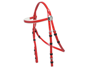 Zilcoロゼッタ入りレースブライドル天井部分 - 馬具・乗馬用&hellip;