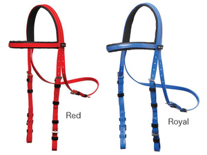 Zilcoパット付きPVC頭絡天井部分 - 馬具・乗馬用品のサジタリアス