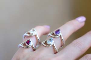 Rings: Solaris Ring - Garnet