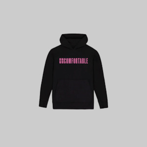 New Arrivals: Hoodie Black w/ Pink Quote