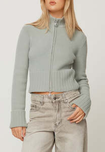 Tops: House of Sunny Chunky Rib Peggy School Grey