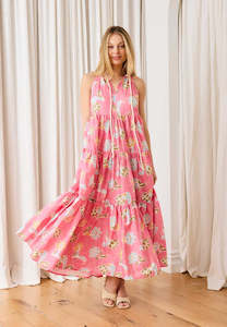 Caitlin Crisp Adrift Dress Watercolour Floral