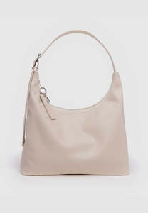On Sale 2025: Baggu Recycled Leather Shoulder Stone