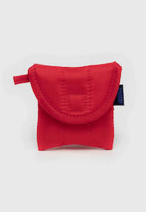 Home Body: Baggu Puffy Earbuds Case Candy Apple