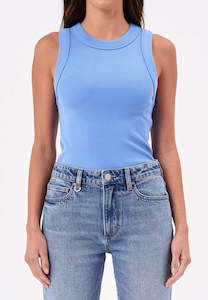 Jonesy: Neuw Jonesy Singlet Cornflower