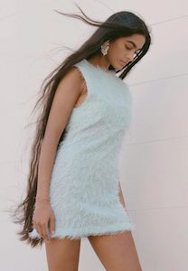 New Years Outfit Guide: Après Studio Fringe Dress Mint