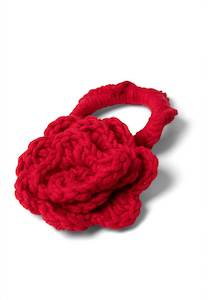 Hair Accessories: Damson Madder 2 Pack Crochet Flower Hair Bobbles