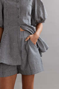 Easter20: Caitlin Crisp Ranger Short Ink / White Gingham