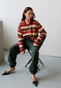 Nz Faves: Commonplace Essentials Nev Vintage Polo Maroon