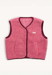Happymess: Happymess Merino Vest Dusty Pink