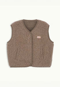 Happymess: Happymess Merino Vest Hazelnut