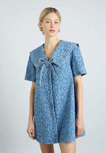 Dresses 1: Damson Madder Goldie Dress Leopard Laser