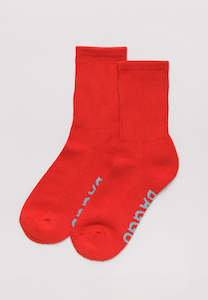 Gifts Under 35: Baggu Ribbed Sock Candy Apple