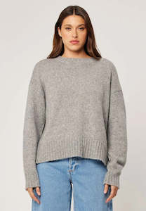 Rolla's Tomboy Merino Knit Grey Marle