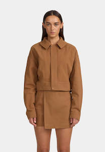 Full Price Clothing: Ownley Tobias Bomber Jacket Caramel