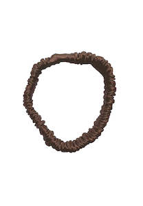 Gifts: Buttermilk Accessories Mia Silk Scrunchie Cocoa