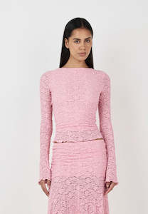 Ownley Olive Top Peony Pink