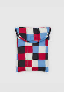 Baggu Puffy Tablet Sleeve Painted Check 8"