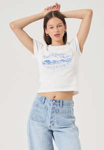 Full Priced Rollas: Rolla's Classic Tee Ranger Vintage White