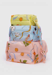 Baggu 3D Zip Set Get Ready With Me