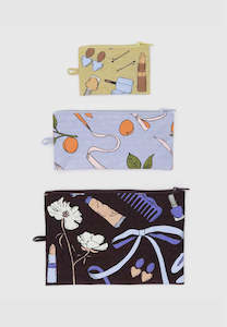 Tech Organisation: Baggu Flat Pouch Set Get Ready With Me